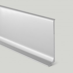 Плинтус алюминиевый Profilpas 90/8TSF полированный глянцевый титан 78141 сапожок 80x10