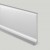 Плинтус алюминиевый Profilpas 90/8TSF полированный глянцевый титан 78141 сапожок 80x10