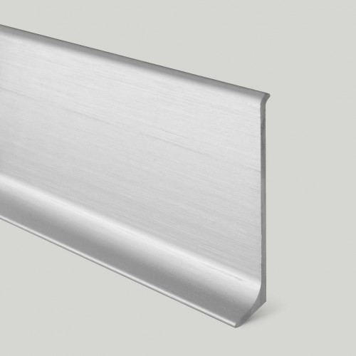 Плинтус алюминиевый Profilpas 90/4SSF сатинированный серебро 78082 сапожок 40x10