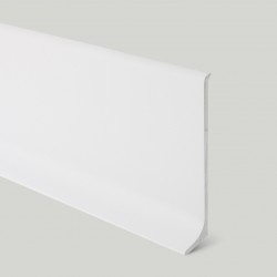 Плинтус алюминиевый крашеный Profilpas 90/6SF белый ST матовый 78094 сапожок 60x10