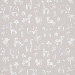 Обои Harlequin Book of Little Treasures Funky Jungle Stone 112629