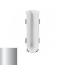 Угол внутренний для плинтуса Profilpas 90/8MI серебро сатин 78722