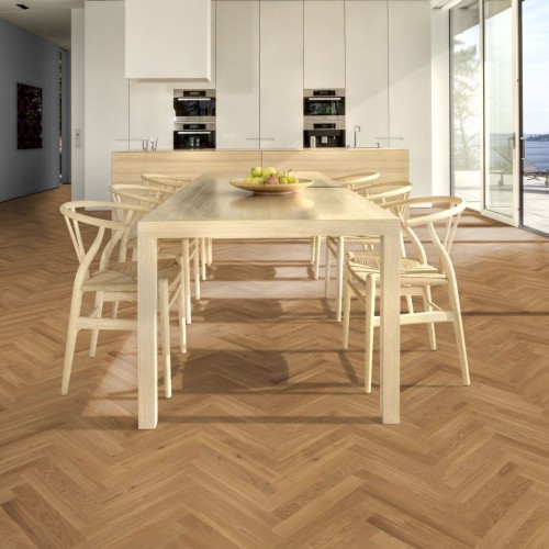 Инженерная доска Kahrs Студио Дуб CD матовый Oak CD matt lacquer HB 111PCDEK09KH050 Lively венгерская елка 490×70×11