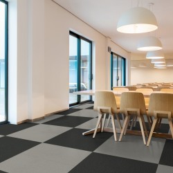 Виниловый пол Design Floors клеевой Matrix Chrome 7972 914,4х457,2х5 мм, укладка вместе с плитками Chrome 7992