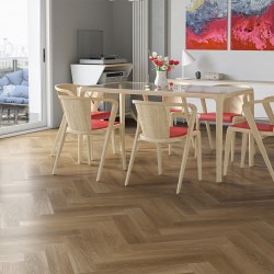 Кварцвиниловый SPC ламинат Fargo Parquet Дуб Монако 33-63W948 венгерская елка 615×123×4