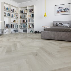 Кварцвиниловый SPC ламинат Fargo Parquet Дуб Лондонский Туман 33-81996-14 венгерская елка 615×123×4