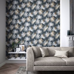 Обои Harlequin Momentum 7 Aucuba Slate/Bronze/Topaz 112744