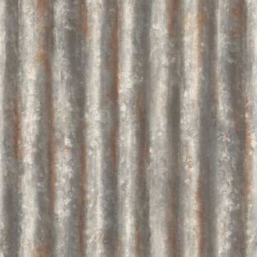 Обои Aura Trilogy Kirkland Charcoal Corrugated Metal FD22333
