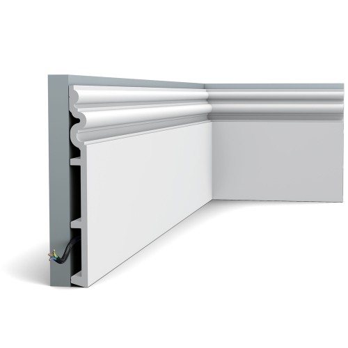 Плинтус под покраску Orac Decor New Classic SX193 2000×250×22мм