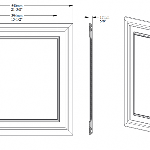 Стеновая панель под покраску Orac Decor New Classic D503 550×550×17