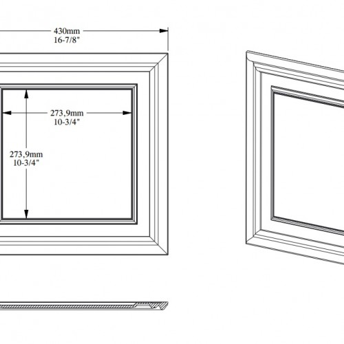 Стеновая панель под покраску Orac Decor New Classic D506 430×430×17