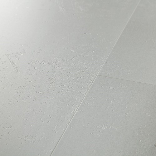 Виниловый пол Quick Step замковый Ambient Click Шлифованный бетон светло-серый AMCL40139