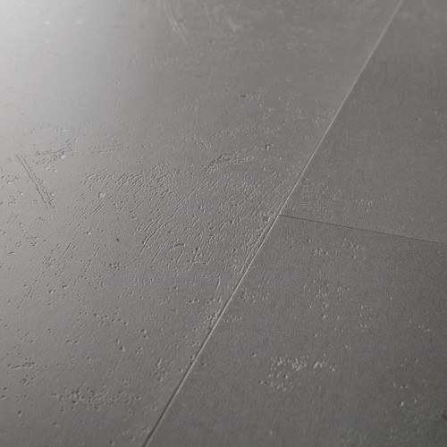 Виниловый пол Quick Step замковый Ambient Click Шлифованный бетон серый AMCL40140