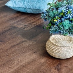 Кварцвиниловый SPC ламинат Alpine Floor Real Wood Дуб Мокка ECO 2-2 1220×183×6