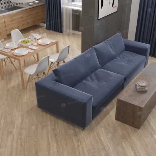 Кварцвиниловый SPC ламинат Alpine Floor Sequoia Коньячная ECO 6-2 1220×183×4