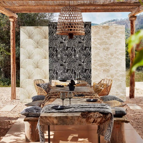 Обои Harlequin Mirador Mitende Oyster/Gold 112228