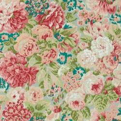 Обои Sanderson One Sixty Rose And Peony Blue Clay/Carmen Lt 217029