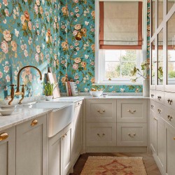 Обои Sanderson One Sixty Hykenham High Sea/Ginger 217041