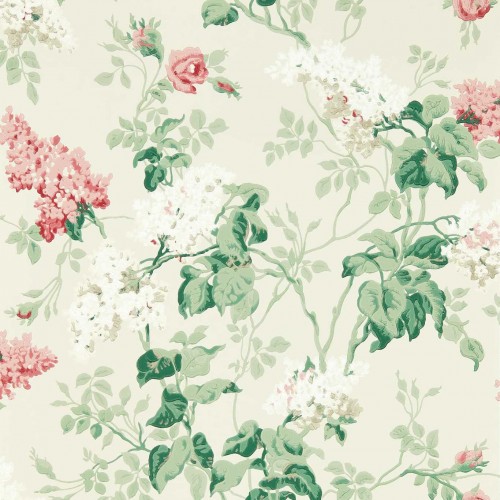 Обои Sanderson One Sixty Sommerville Blush/Grey Birch 217050