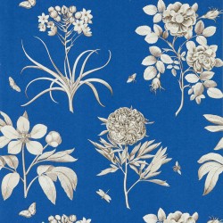 Обои Sanderson One Sixty Etchings & Roses French Blue 217053