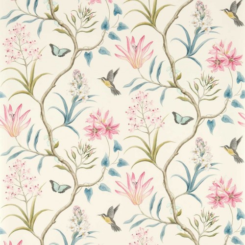 Обои Sanderson One Sixty Clementine Dusky Pink 213386 Обои Sanderson One Sixty Clementine Dusky Pink 213386