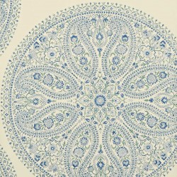 Обои Sanderson One Sixty Paisley Circles Blue DCAVPC103