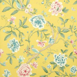 Обои Sanderson One Sixty Porcelain Garden Rose/Linden DCAVPO102