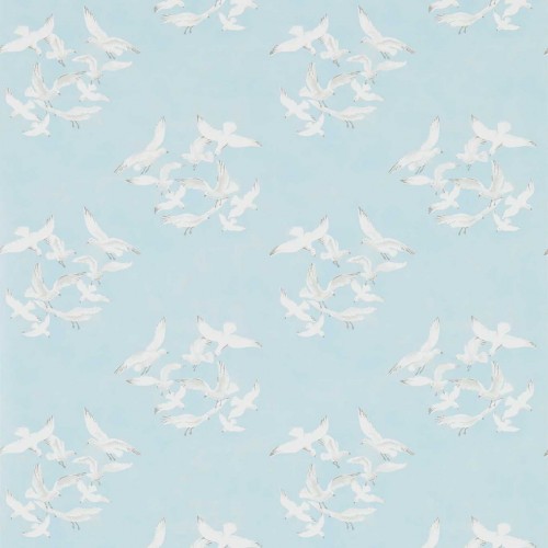 Обои Sanderson One Sixty Seagulls Blue 214585
