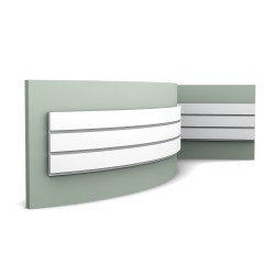 Стеновая панель под покраску Orac Decor Bar W116F гибкая 2000×250×20