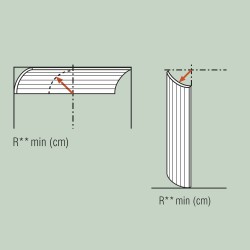 Стеновая панель под покраску Orac Decor Bar W116F гибкая 2000×250×20