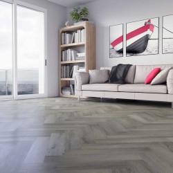 Кварцвиниловый SPC ламинат Fargo Parquet Дуб Вулканический Пляж 33-2074-05 венгерская елка 615×123×4