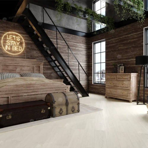 Кварцвиниловый SPC ламинат Alpine Floor Classic Дуб Арктик ECO 134-7 1220×183×4