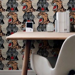 Обои Aura La Tapicera Tigers WP181141 10,05×0,53