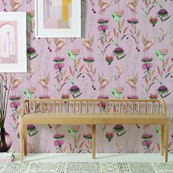 Обои Aura La Tapicera Paradis de Herons Rose WP191062 10,05×0,53