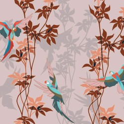 Обои Aura La Tapicera Loro Park Rose WP172052 10,05×0,53