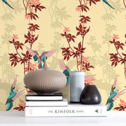 Обои Aura La Tapicera Loro Park Gold WP172054 10,05×0,53