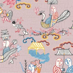 Обои Aura La Tapicera Los Amantes Rose WP191072 10,05×0,53