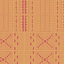 Обои Aura La Tapicera Mahori Amarillo-Naranja WP191022 10,05×0,53