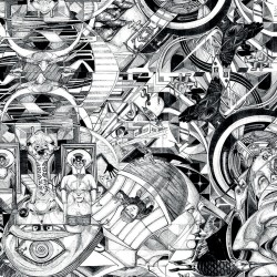 Обои Aura La Tapicera Steampunk Bic-Black WP191112 10,05×0,53