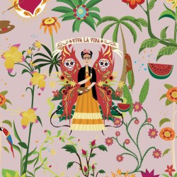 Обои Aura La Tapicera Frida Rose WP182072 10,05×0,53