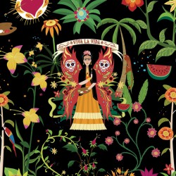 Обои Aura La Tapicera Frida Night WP182074 10,05×0,53