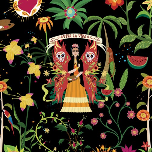 Обои Aura La Tapicera Frida Night WP182074 10,05×0,53