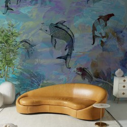 Панно Aura La Tapicera Koi WA191061 3,2×2,12