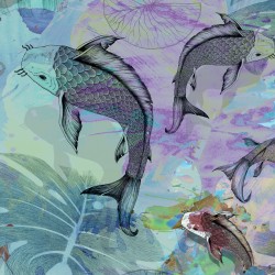 Панно Aura La Tapicera Koi WA191061 3,2×2,12