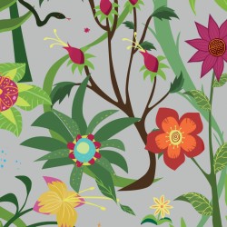 Панно Aura La Tapicera Fridas Garden Silver WA192062 3,2×2,12