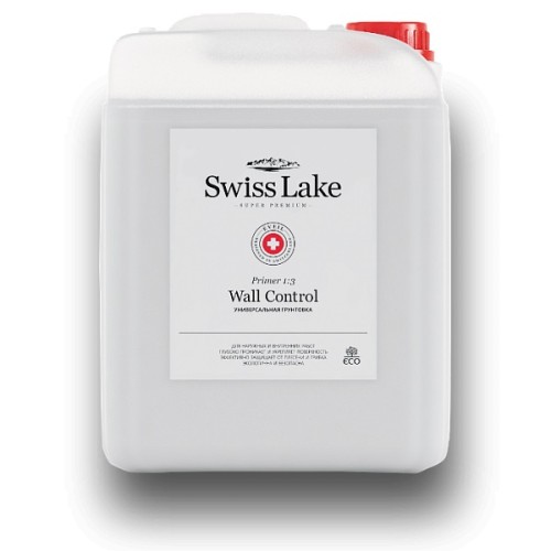 Грунтовка универсальная Swiss Lake Primer 1:3 Wall Control акриловая 3 л