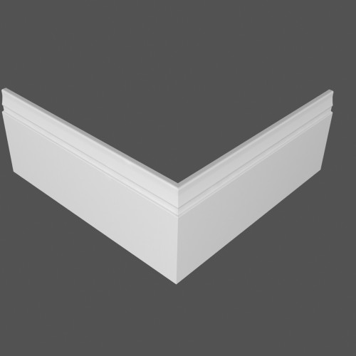 Плинтус МДФ под покраску Ликорн Р 23.133.12 2070×133×12 Плинтус МДФ под покраску Ликорн Р 23.133.12 2070×133×12