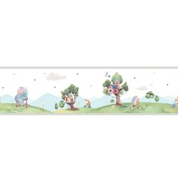 Бордюр Aura Pippo Cenefa Travel Friends 474-2 5×0,16