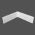 Плинтус МДФ под покраску Ликорн Р 3.100.16 фигурный 2070×100×16