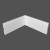 Плинтус МДФ под покраску Ликорн Р 3.120.16 фигурный 2070×120×16
